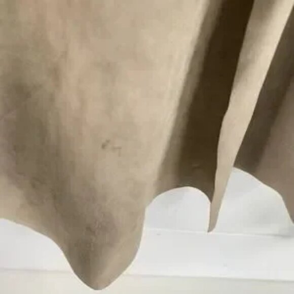 Eskandar Suede Leather Jacket Womens One Size Open Front Kimono England Luxury - Picture 6 of 15